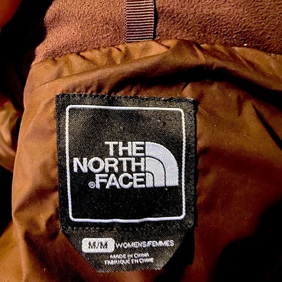 Brown Medium North Face 550 Winter Jacket - Picture 4 of 5